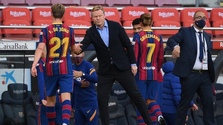 Barça : Ronald Koeman encense ses joueurs après la défaite à Paris