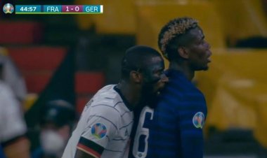 Euro2020 : Paul Pogba réagit après la morsure de Rüdiger