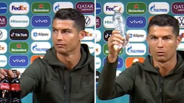 Ronaldo fait baisser les actions du sponsor Coca-Cola !